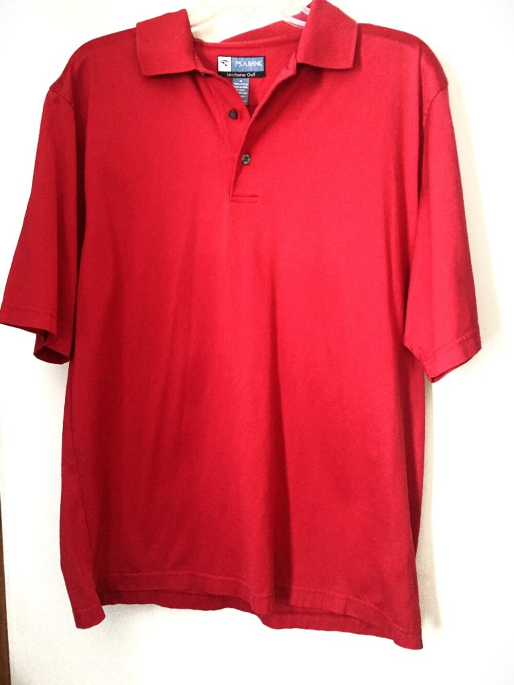 Jos A Bank Men's Size Small Leadbetter Short Sleeves Golf Polo Shirt Red